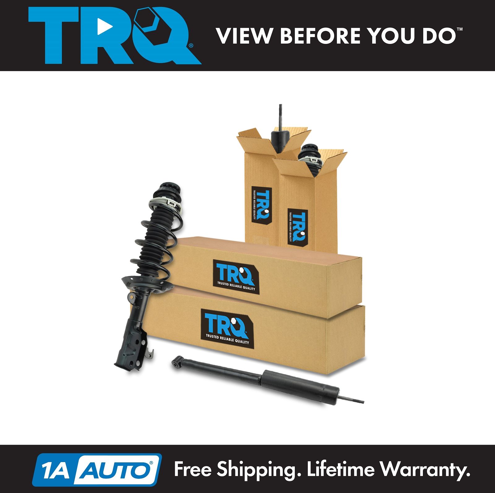 <b>4 Piece Complete Strut Assembly & Shock Absorber Kit</b>