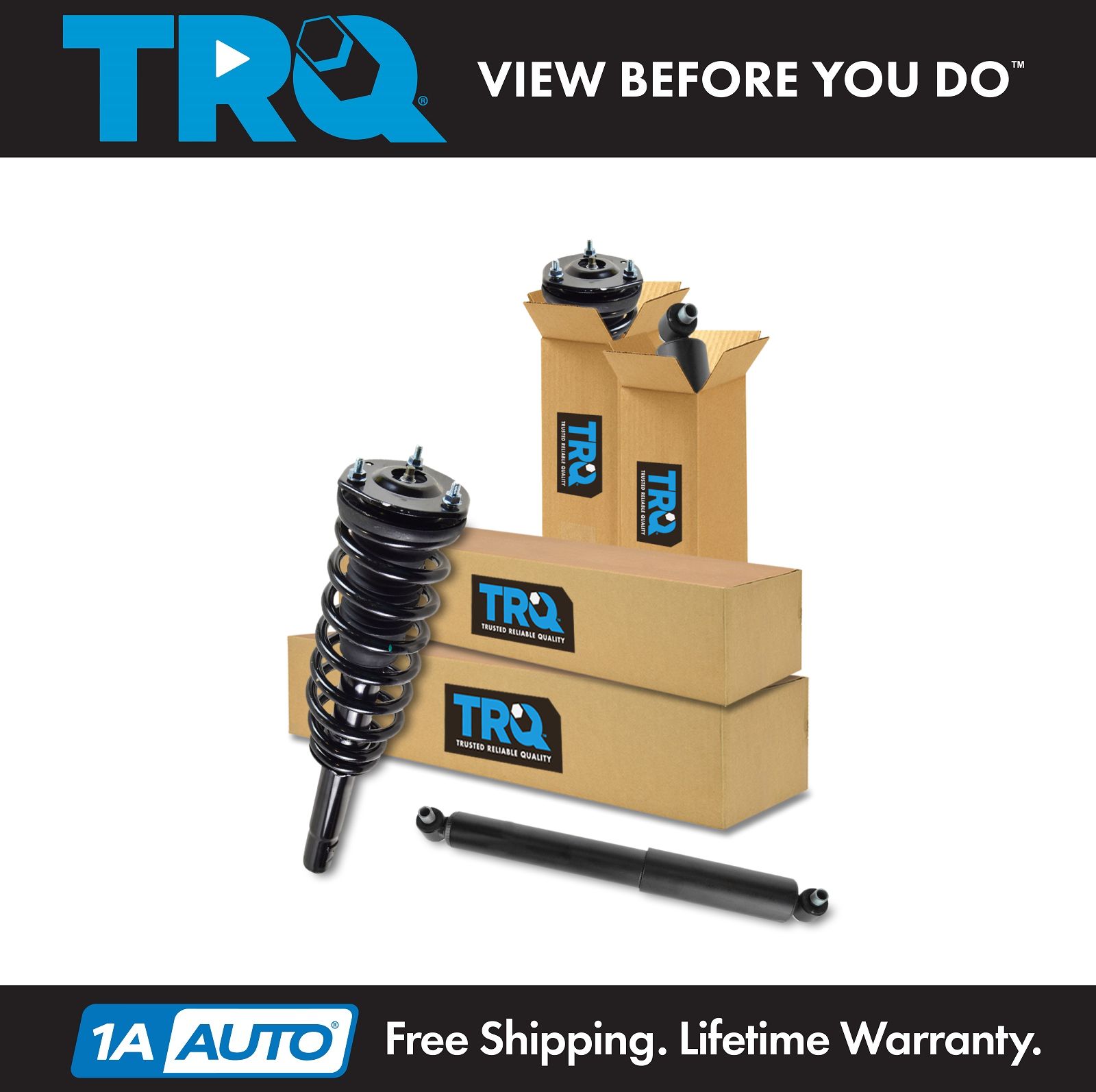 <b>4 Piece Complete Shock Assembly & Shock Absorber Kit</b>