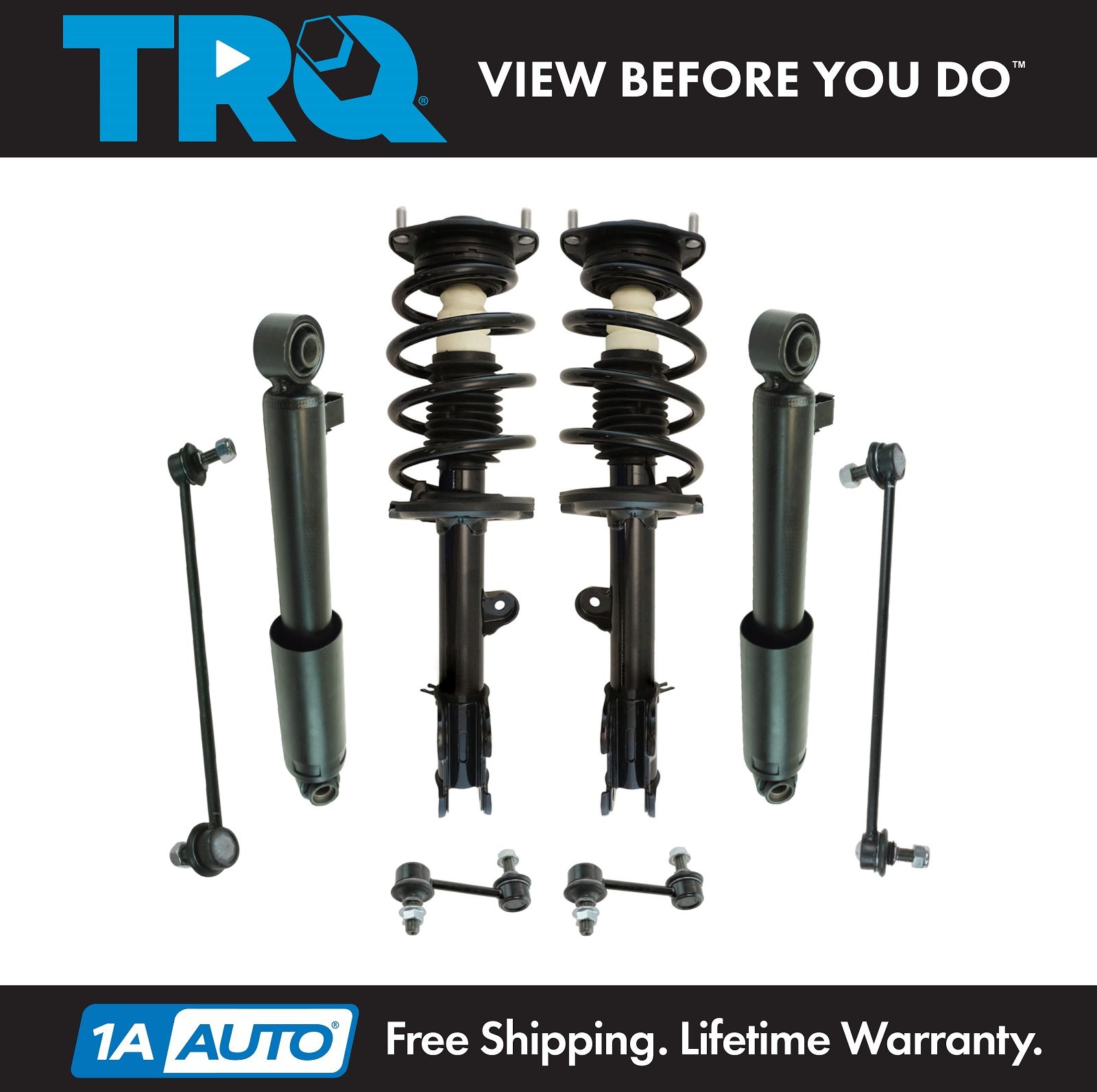Front Complete Shock Assembly And Link Kit For Kia Optima Rondo Magentis