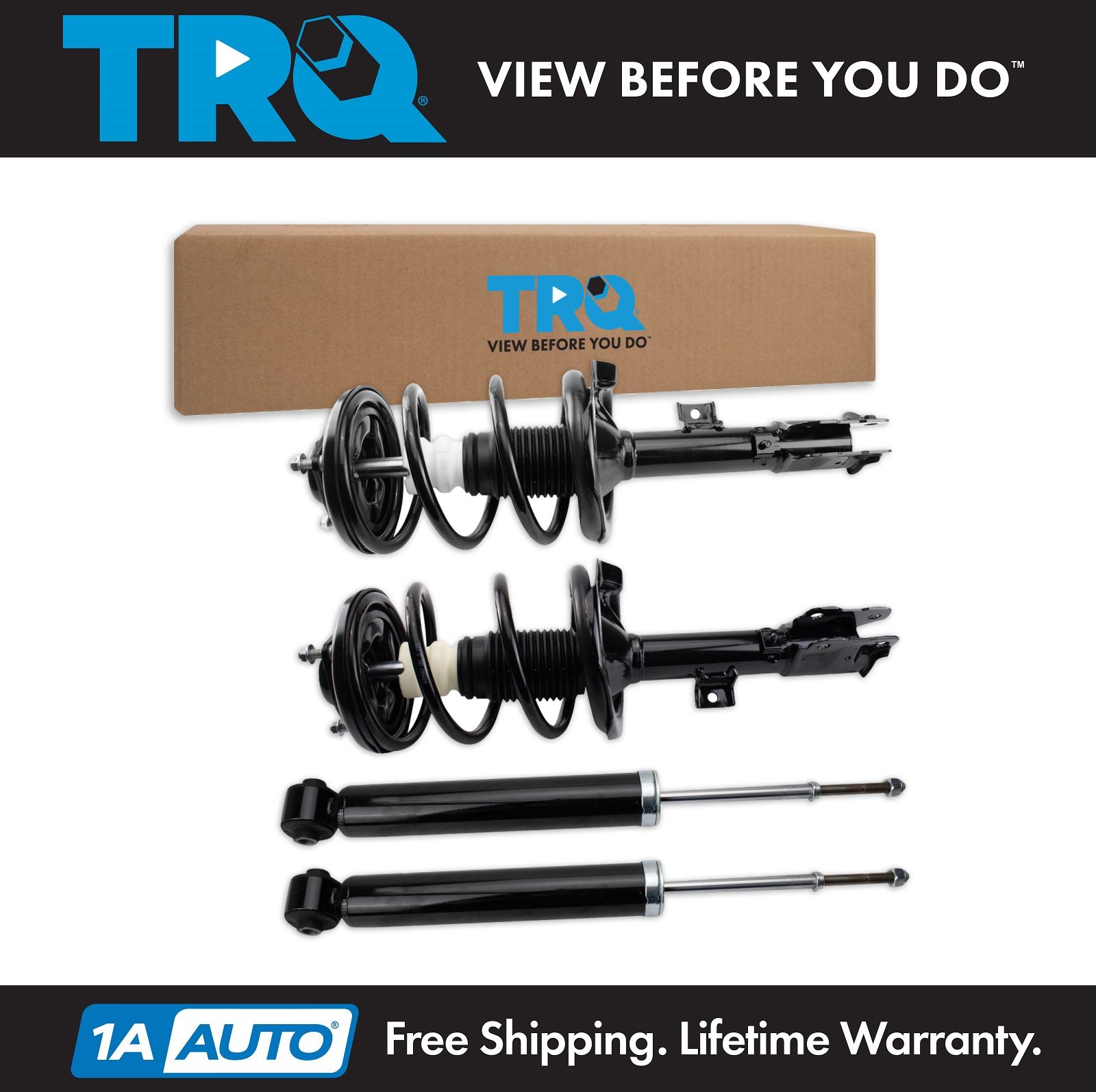 <b>4 Piece Complete Strut Assembly & Shock Absorber Kit</b>