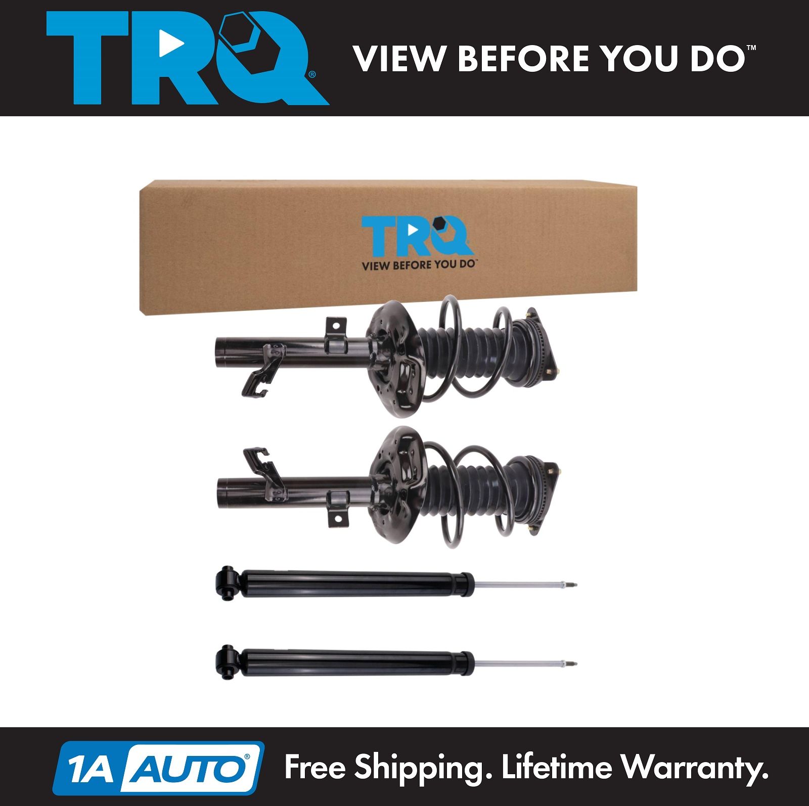 <b>4 Piece Complete Strut Assembly & Shock Absorber Kit</b>