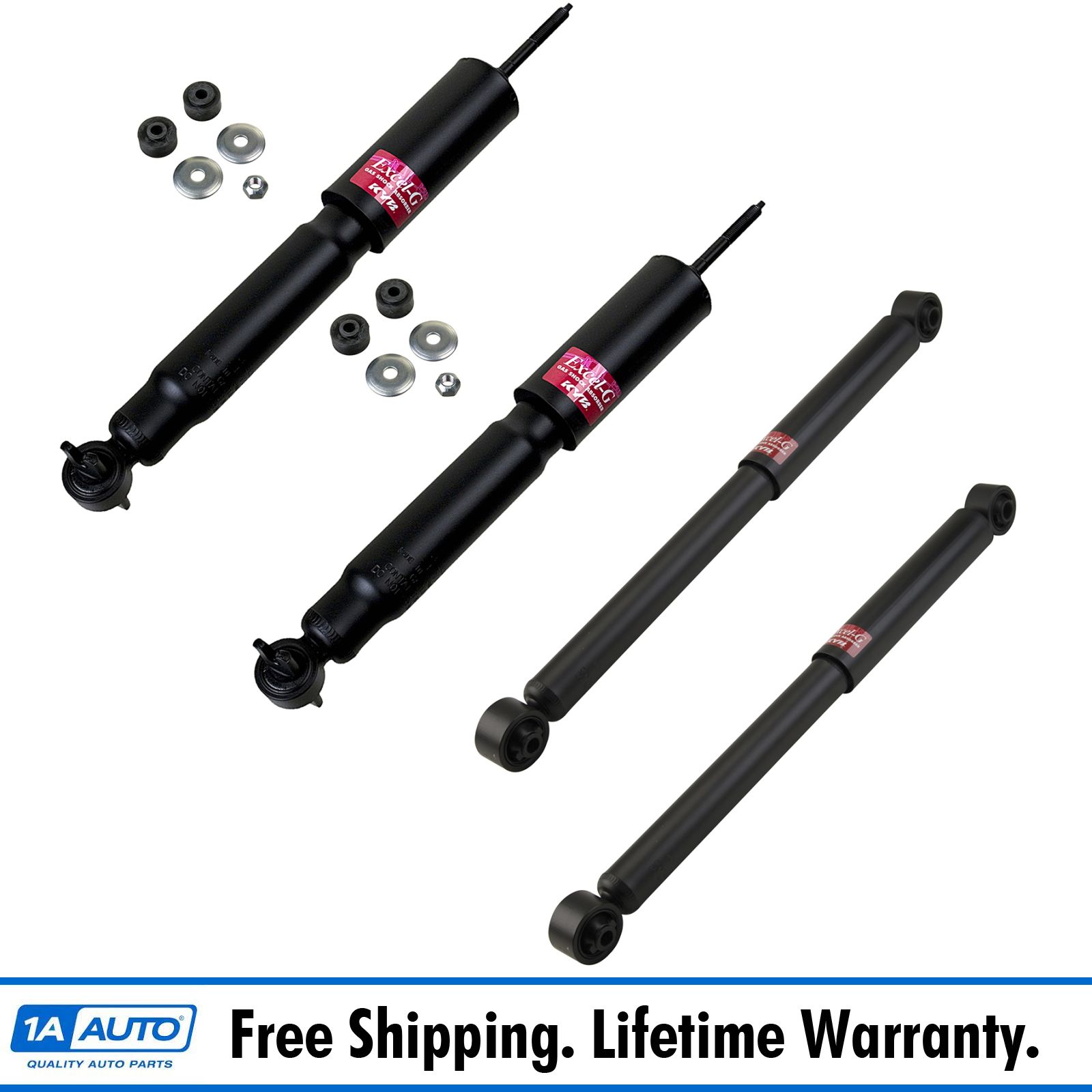 Kyb Excel G Front Rear Shock Absorber Lh Rh Set For Sierra Silverado Wd Ebay