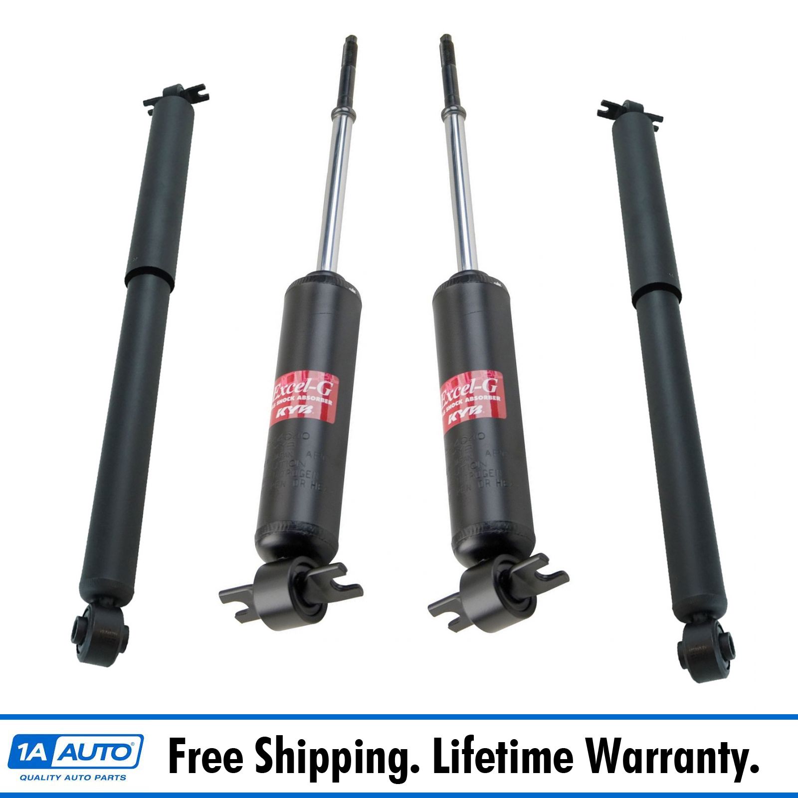 Monro-Matic Plus Front & Rear Shock Absorber Kit Set of 4 for Pickup Truck RWD 2WD 