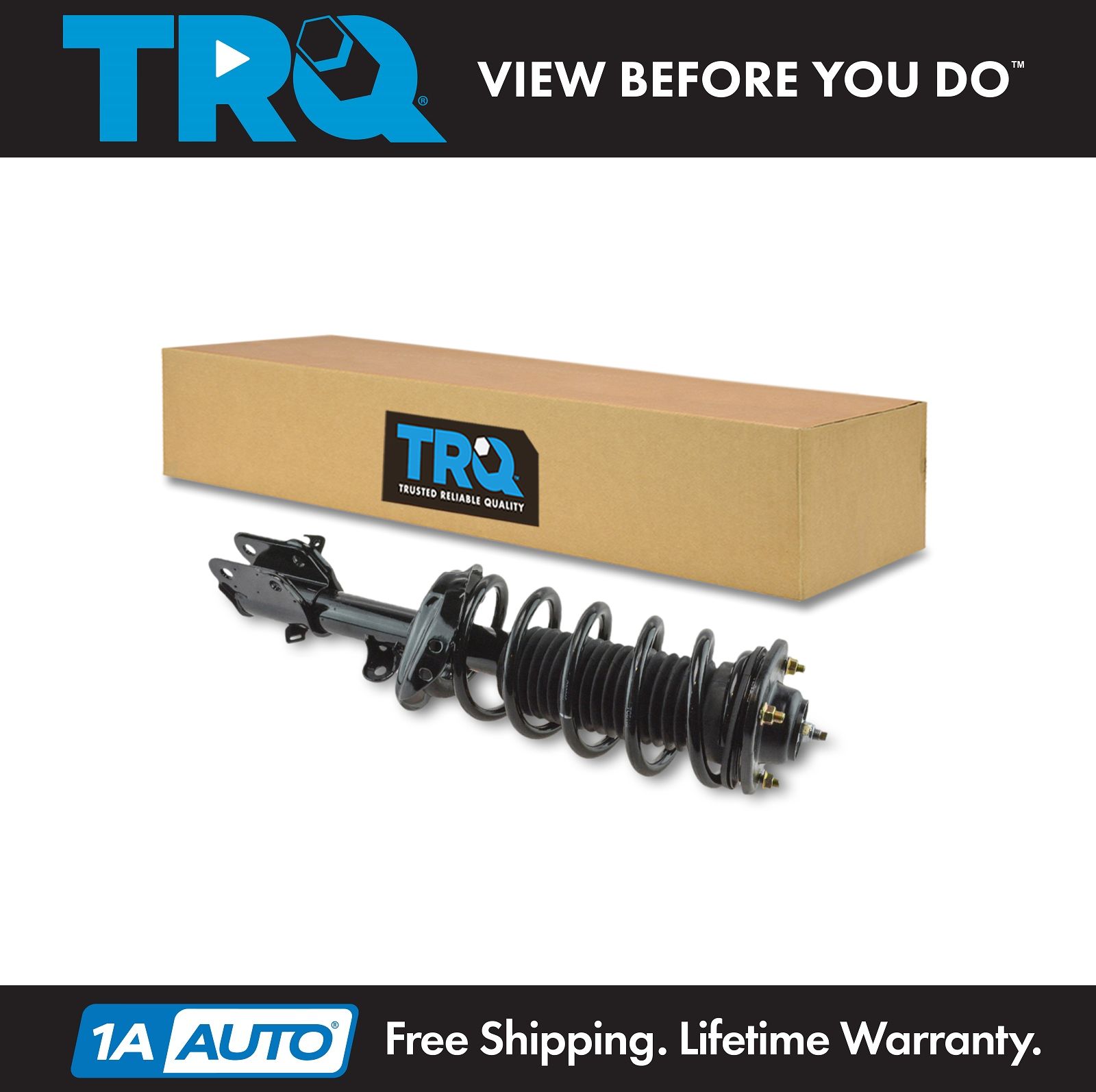 TRQ Loaded Complete Shock Strut Spring Assembly Front LH Driver Side