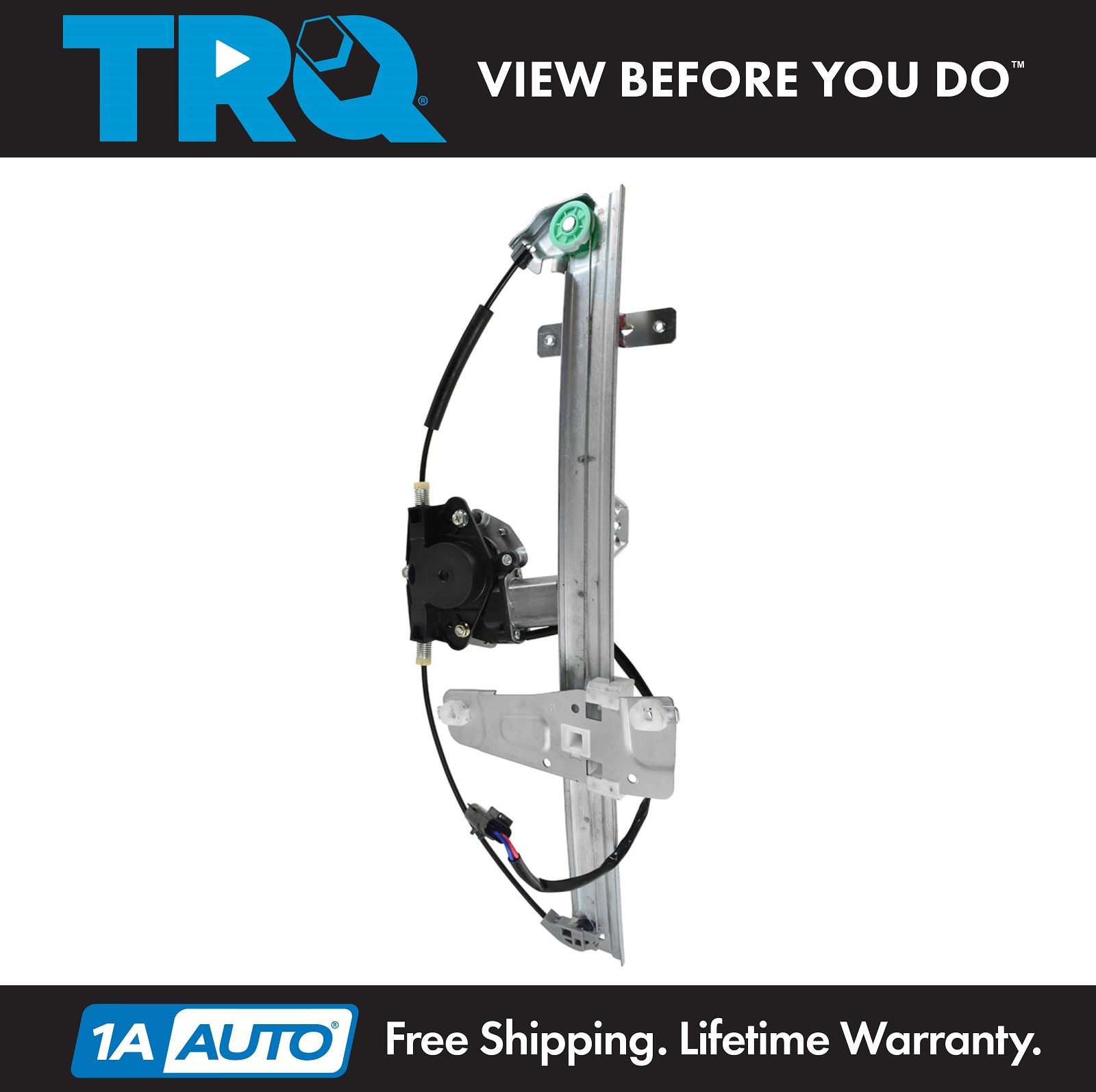 TRQ Window Regulator w/ Motor Front LH Driver Side for 0104 Jeep Grand Cherokee eBay