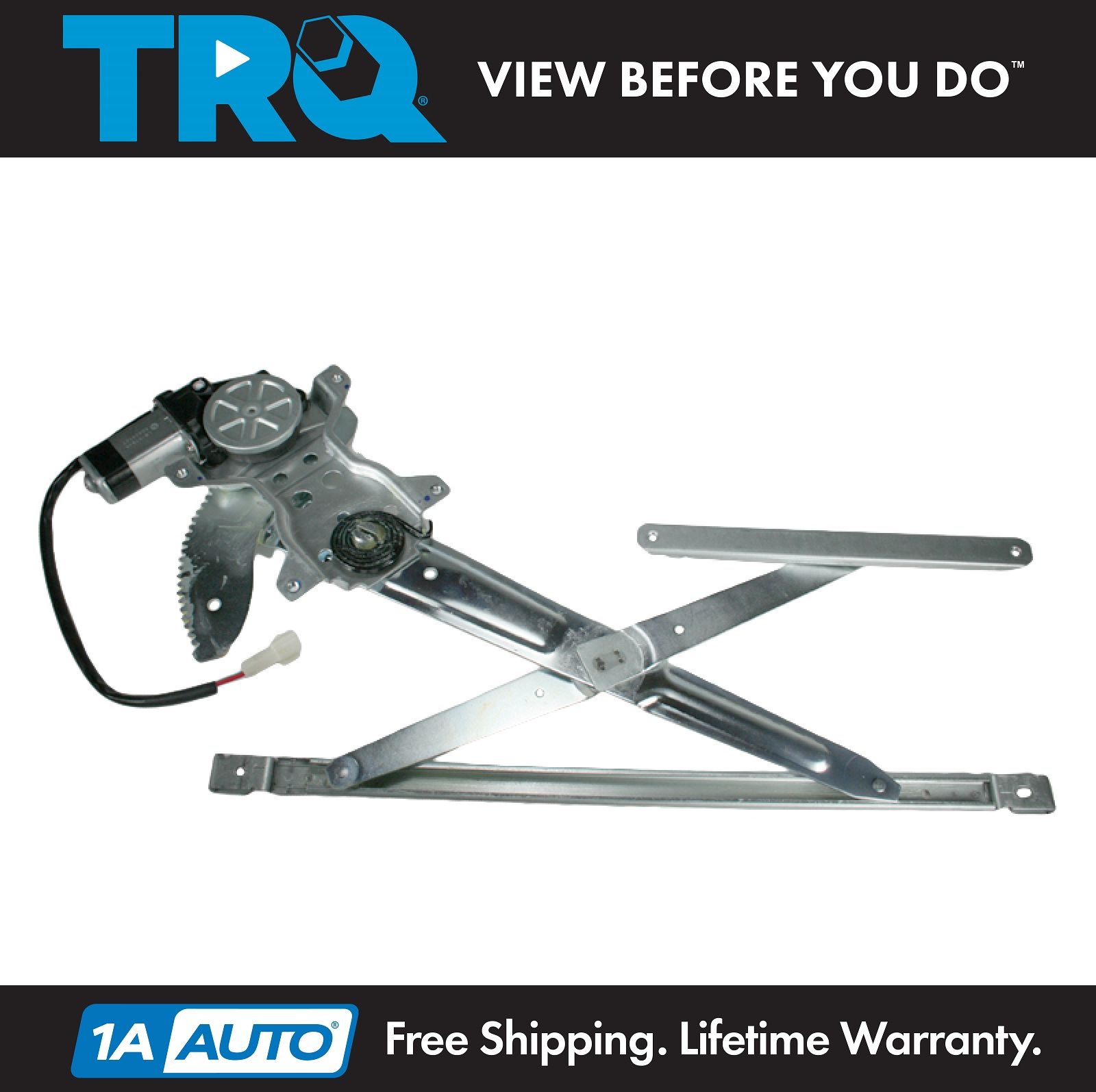 TRQ POWER Window Regulator w/ Motor Front LH Driver Side for 9803