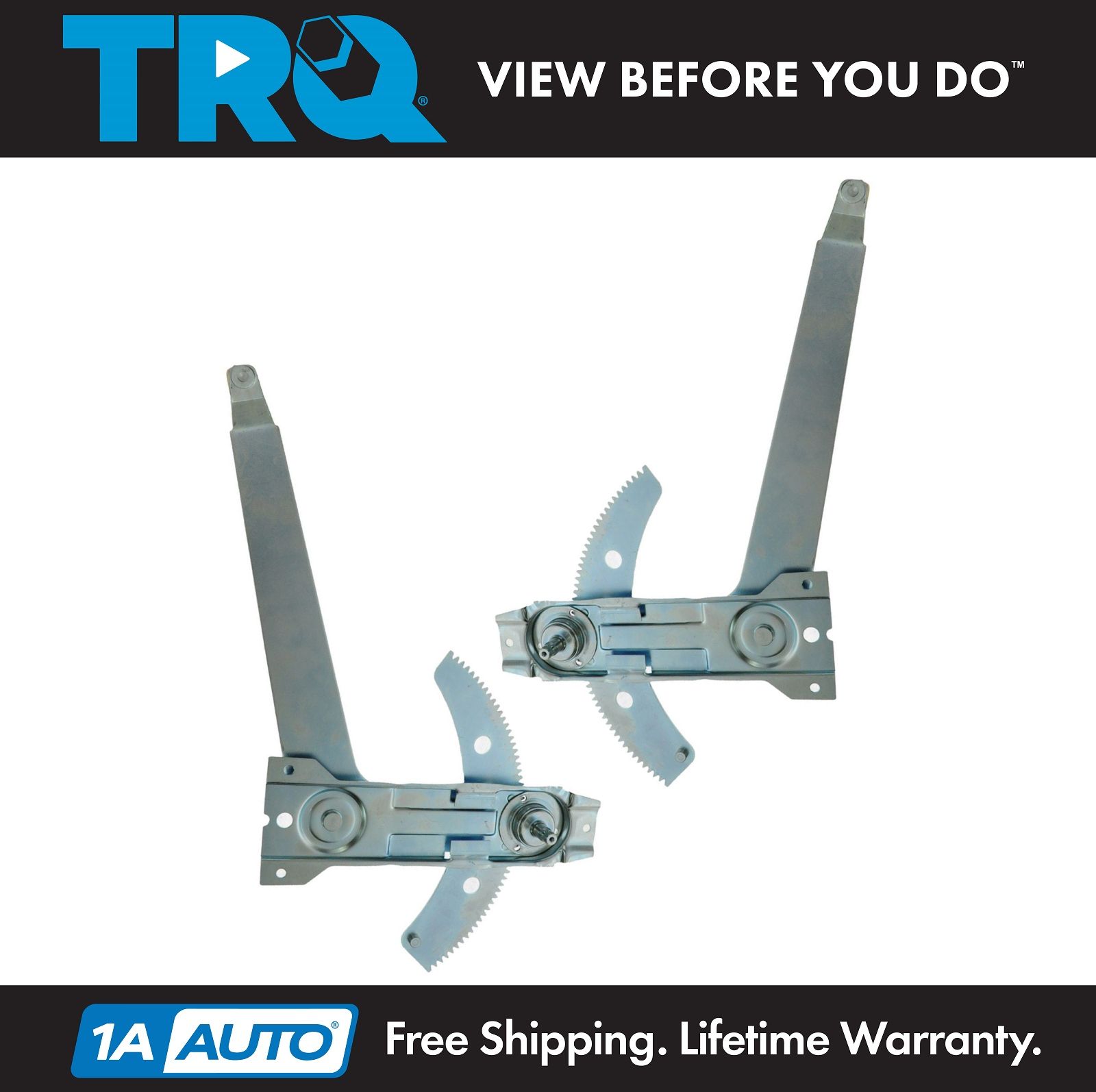 Manual Window Regulators Left & Right Pair Set for Bronco F150 F250