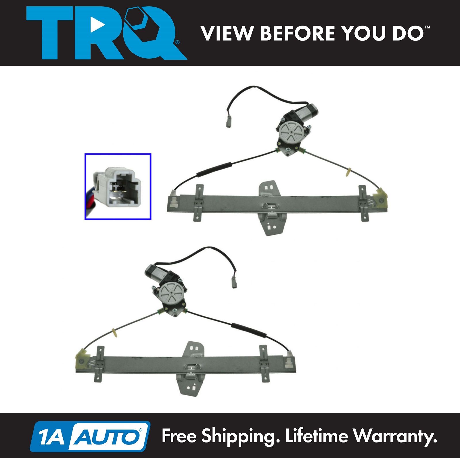 <b>2 Piece Power Power Window Motor & Regulator Assembly Set</b>