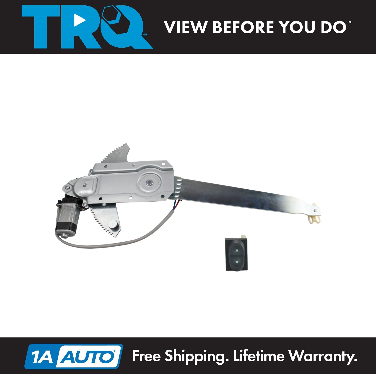 Power Window Regulator /& Anti-Pinch Motor Front Passenger Right RH for Sebring
