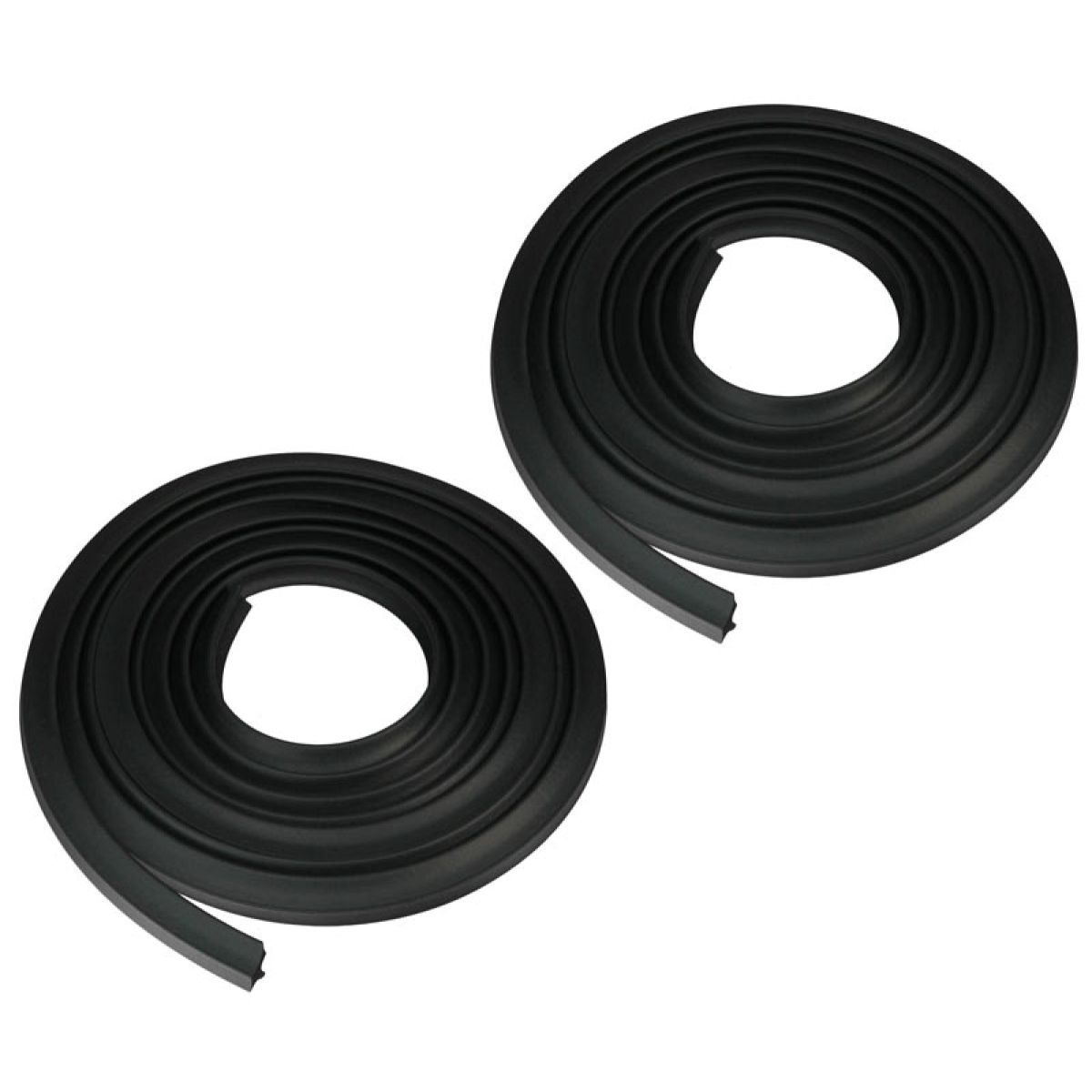 Door Weatherstrip Seals Rubber Pair Set of 2 for 4755 Chevy GMC Pickup