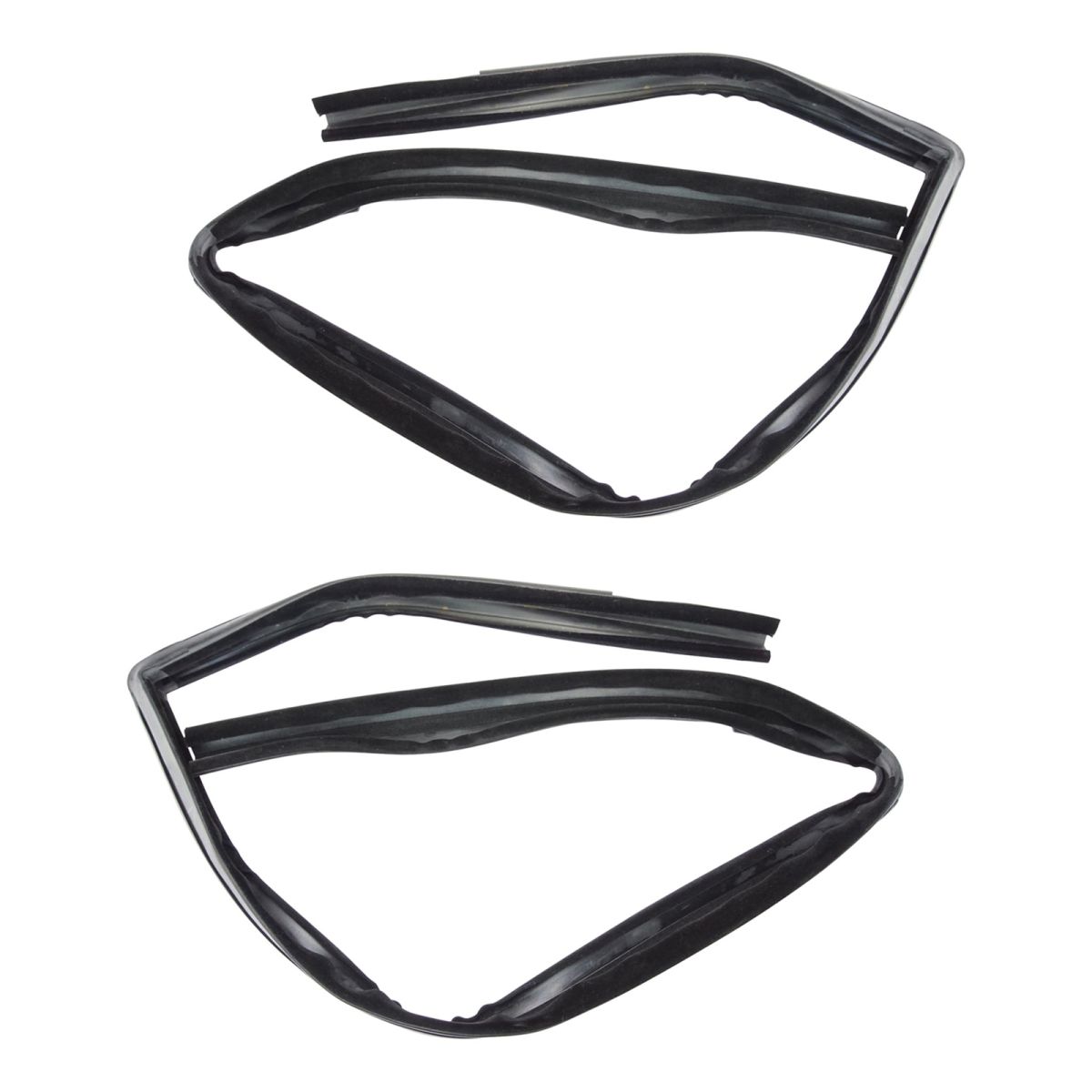 Glass Window Run Channel Seals Front Pair Set For 87 96 Dakota