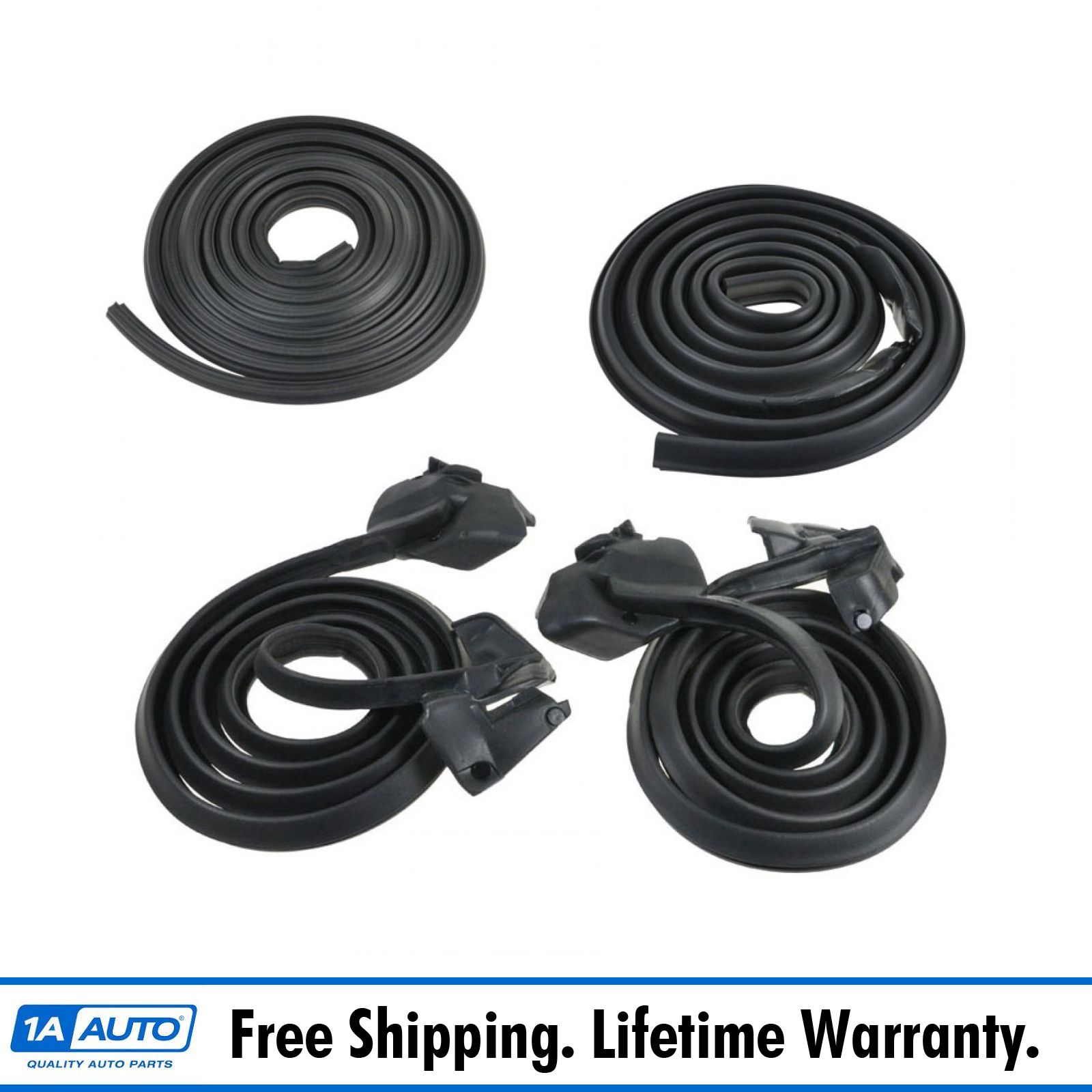 69-72 Chevy Buick Olds A-body DOOR and ROOF Weatherstrip Rubber Seals Pair