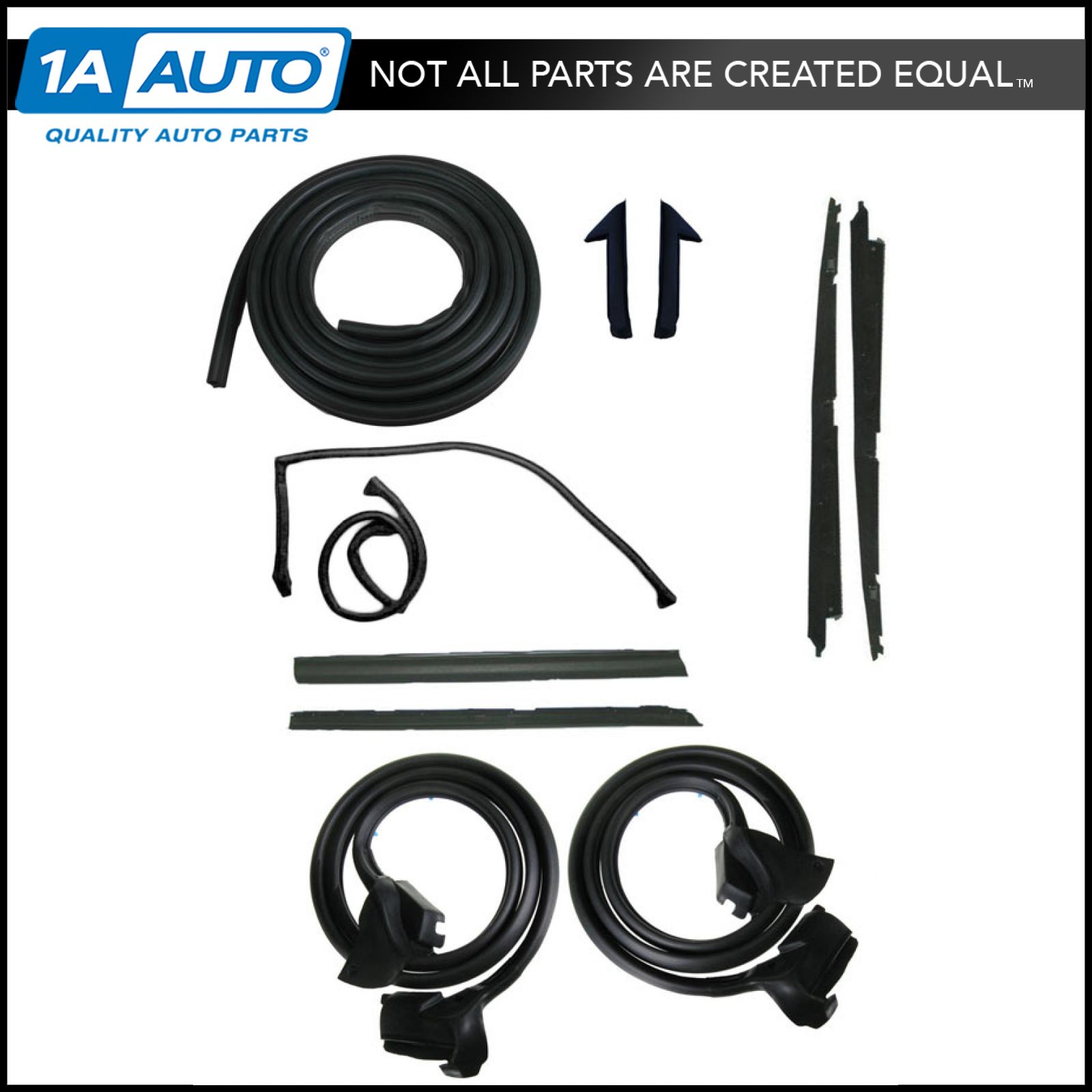 New Set of 2 Door Weatherstrip Seal Kit For Chevrolet Camaro Firebird 1982-1992