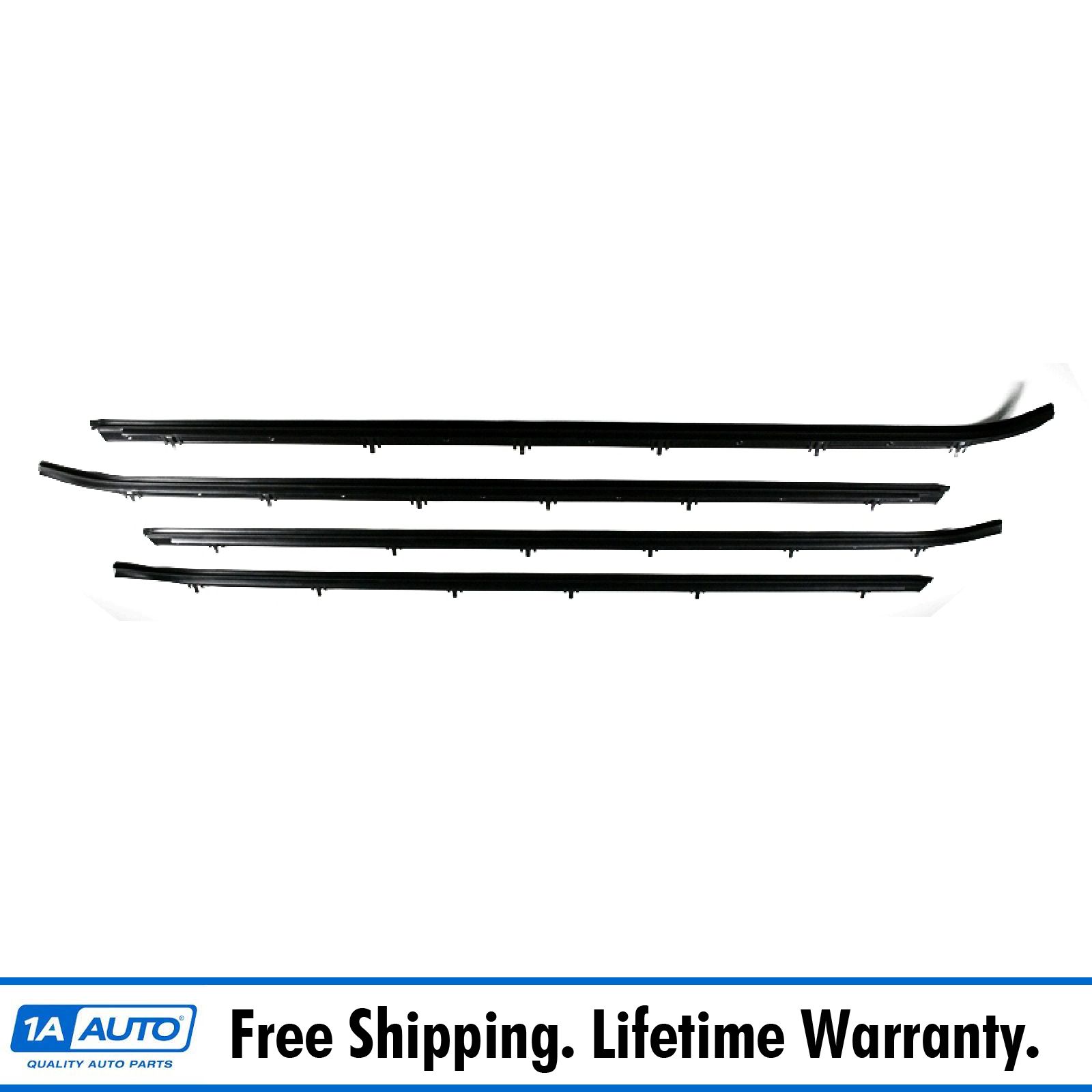 Window Sweeps Felts Weatherstrip Seals Kit Set of 4 for Ford Bronco II ...