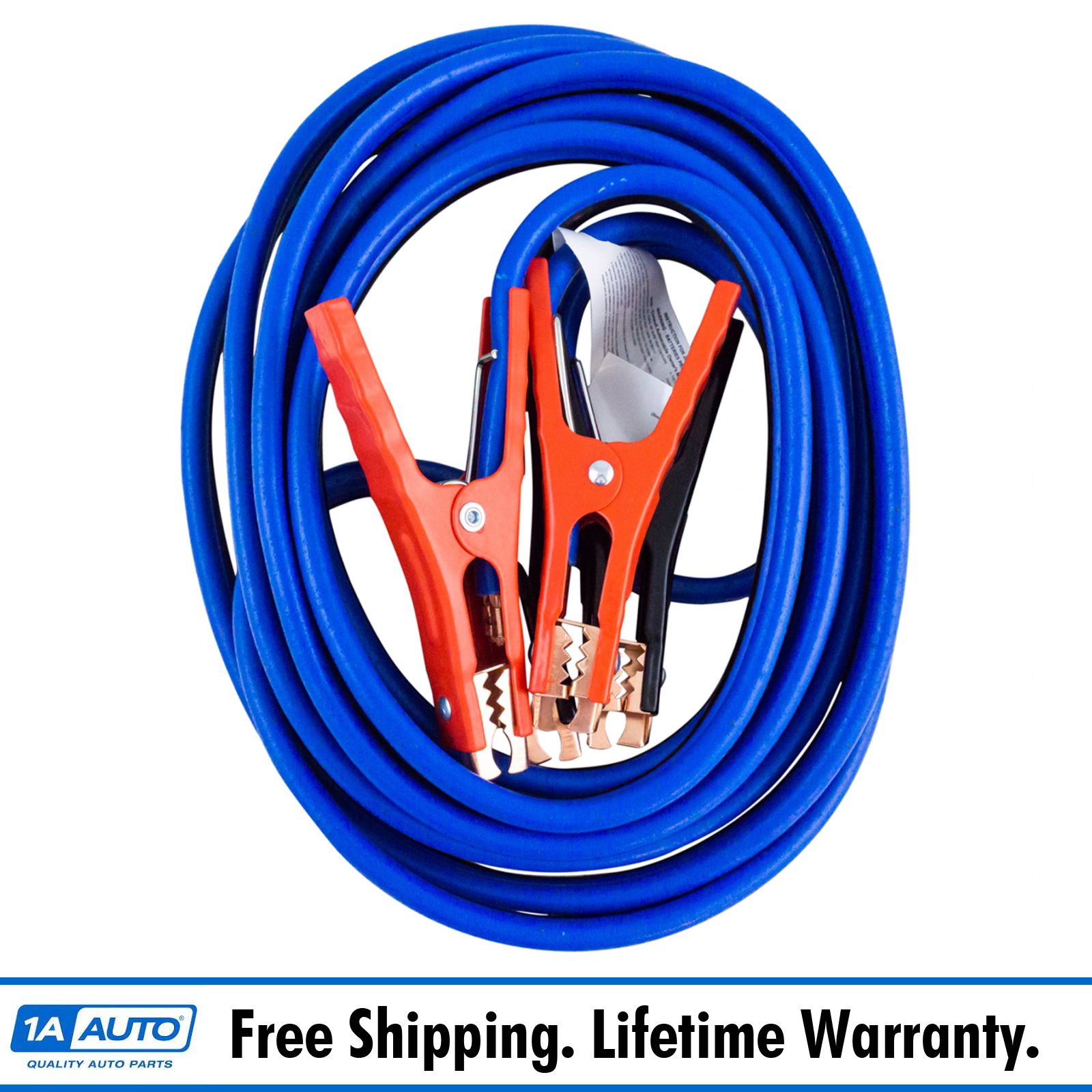 Professional Grade Heavy Duty 4GA 20' Jumper Cable Set Copper Jaw