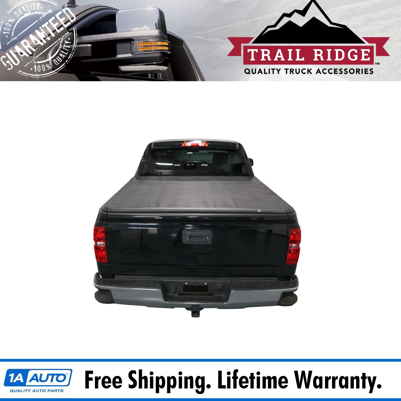 Trail Ridge Hard Tri Fold Tonneau Cover For 14 19 Gm Silverado Sierra 6 5 Bed Ebay