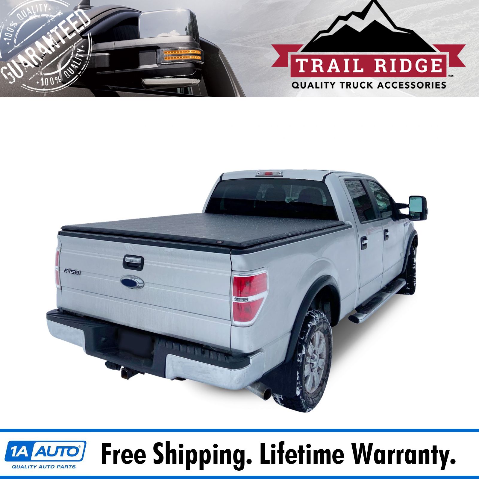 Trail Ridge Hard Tri Fold Tonneau Cover For Ford F250 F350 Super Duty 6 5ft Bed Ebay