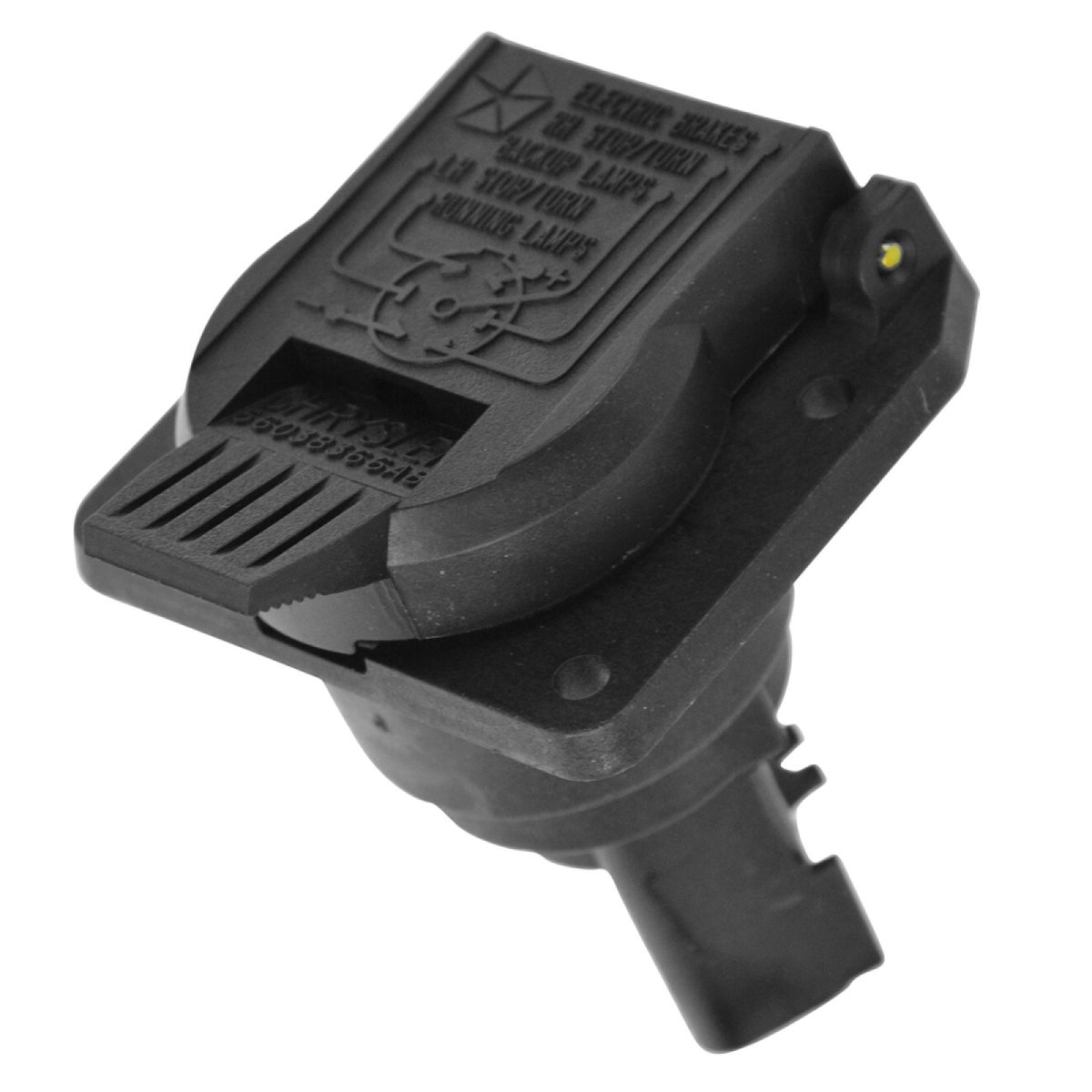 Oem Trailer Hitch 7 Pin Way Wiring Connector Receptacle Plug For Dodge Jeep
